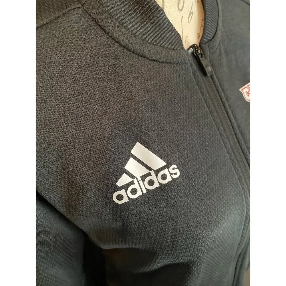 Adidas Cougars Softball Black Track Jacket Size Small